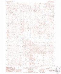 Cowboy Hill 1986 topographic map thumbnail