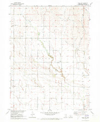 Cozad NW 1971 topographic map thumbnail