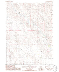Crescent Lake SE 1986 topographic map thumbnail