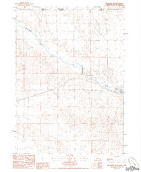 Crookston West 1985 topographic map thumbnail