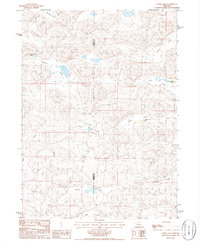 Curry Lake 1986 topographic map thumbnail