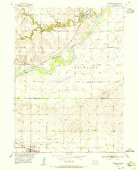 Dannebrog 1953 topographic map thumbnail
