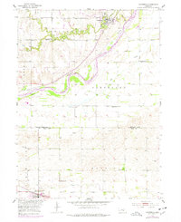 Dannebrog 1953 topographic map thumbnail