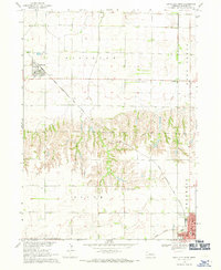 David City West 1968 topographic map thumbnail