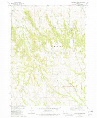 Dead Mans Creek 1980 topographic map thumbnail