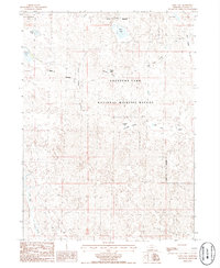 Deer Lake 1986 topographic map thumbnail