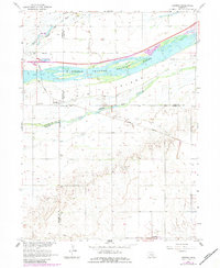 Denman 1962 topographic map thumbnail