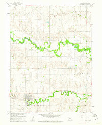 Deshler 1960 topographic map thumbnail