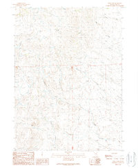 Devils Pass 1989 topographic map thumbnail