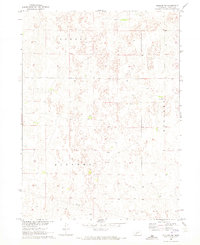Dickens NW 1970 topographic map thumbnail