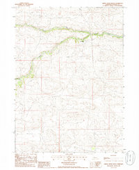Dismal River Ranch 1985 topographic map thumbnail