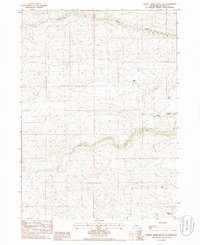 Dismal River Ranch SW 1985 topographic map thumbnail
