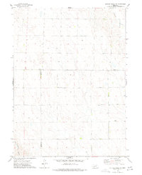 Dittons Creek NE 1973 topographic map thumbnail