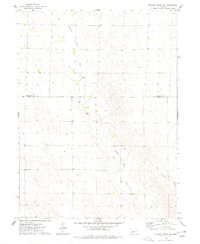Dittons Creek NW 1973 topographic map thumbnail