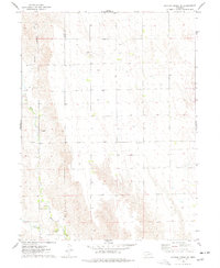 Dittons Creek SE 1974 topographic map thumbnail