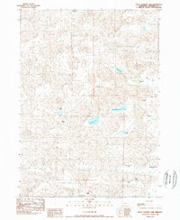 Dolly Warden Lake 1989 topographic map thumbnail