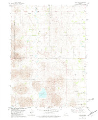 Dora Lake 1982 topographic map thumbnail