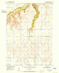 Dorsey NW 1950 topographic map thumbnail