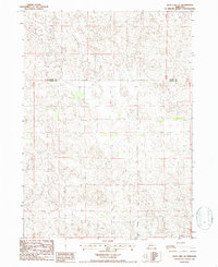 Duck Lake SE 1986 topographic map thumbnail