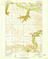 Dutch Creek 1950 topographic map thumbnail