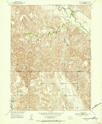 Eddyville 1951 topographic map thumbnail