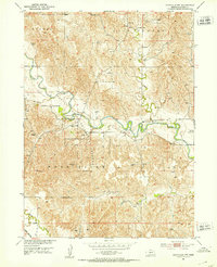 Eddyville NW 1951 topographic map thumbnail