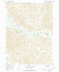 Eddyville NW 1951 topographic map thumbnail