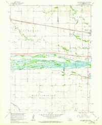 Elm Creek West 1961 topographic map thumbnail