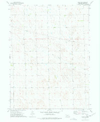Elsie NW 1973 topographic map thumbnail