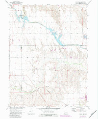Elwood NW 1971 topographic map thumbnail