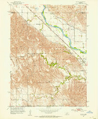 Elyria 1952 topographic map thumbnail