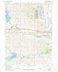 Emerald 1964 topographic map preview