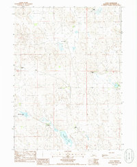 Flats 1985 topographic map thumbnail