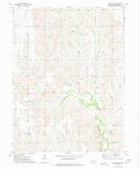 Franklin NE 1974 topographic map thumbnail