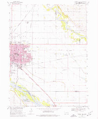 Fremont East 1968 topographic map thumbnail