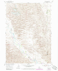 Gables 1954 topographic map thumbnail