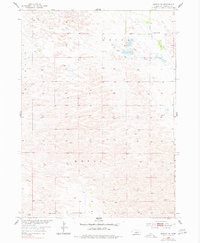 Gables NW 1954 topographic map thumbnail