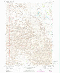 Gables NW 1954 topographic map thumbnail
