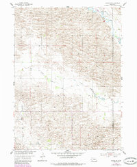 Gables SE 1954 topographic map thumbnail