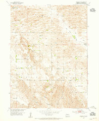 Gables SW 1954 topographic map thumbnail