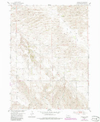 Gables SW 1954 topographic map thumbnail