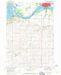 Gavins Point Dam topographic map thumbnail