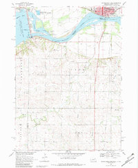 Gavins Point Dam 1968 topographic map thumbnail