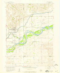 Genoa 1958 topographic map preview