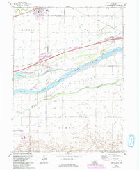 Gibbon South 1962 topographic map thumbnail