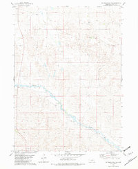 Goldman Lake NE 1982 topographic map thumbnail