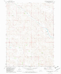 Goldman Lake NW 1982 topographic map thumbnail