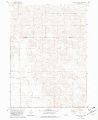Goldman Lake SE 1982 topographic map thumbnail