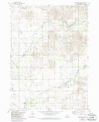 Goose Lake NE 1981 topographic map thumbnail