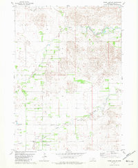 Goose Lake NE 1981 topographic map thumbnail